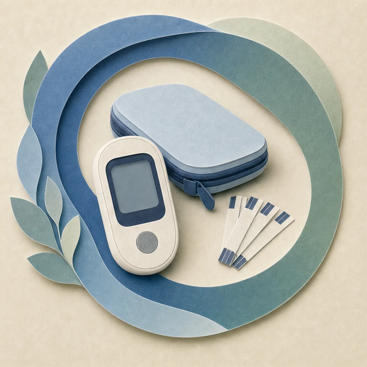 A blank paper monitoring device and supply case organized within a looping pathway